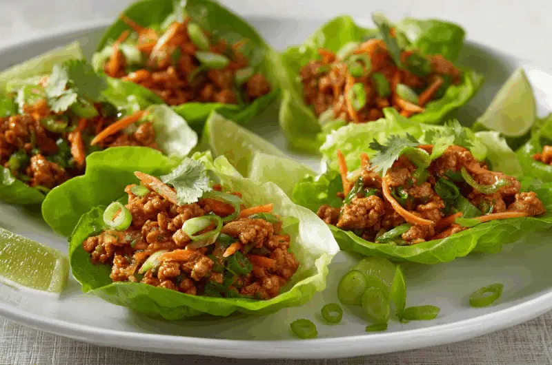 Asian Turkey Lettuce Wraps