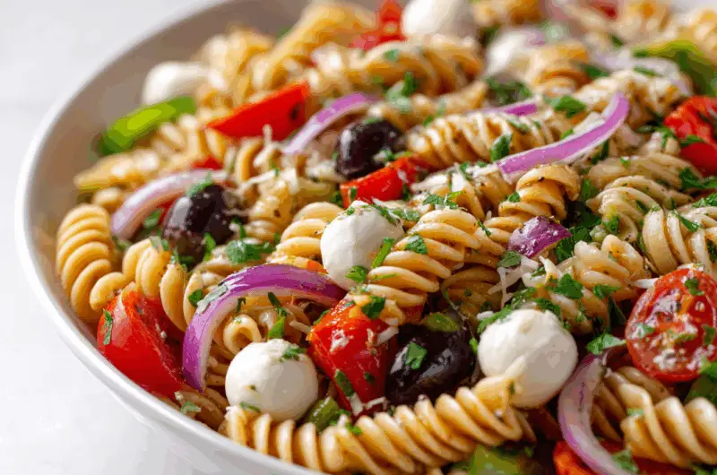 Italian Pasta Salad with Homemade Dressing