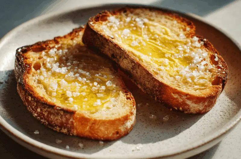 Fancy Butter Toast with French Cultured Butter