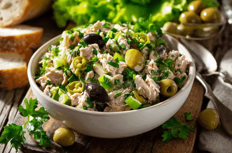 Mediterranean Tuna Salad with Eggs