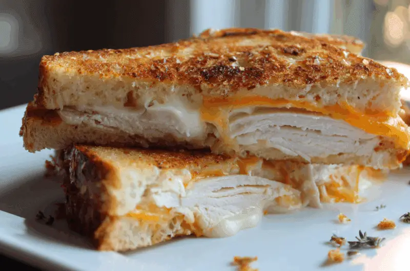 Ultimate Turkey Melt with Secret Mayo Butter Sauce