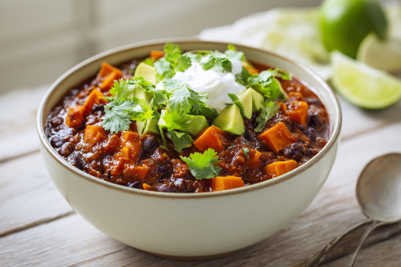 Jennifer Garner's Sweet Potato Black Bean Chili