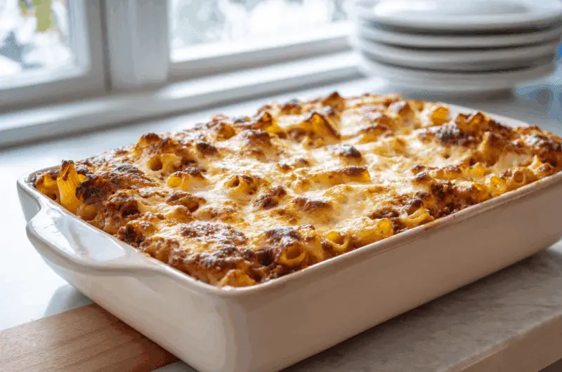 The Ultimate Baked Ziti with Italian Sausage