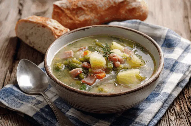 Traditional Italian Grandfather's Vegetable Soup