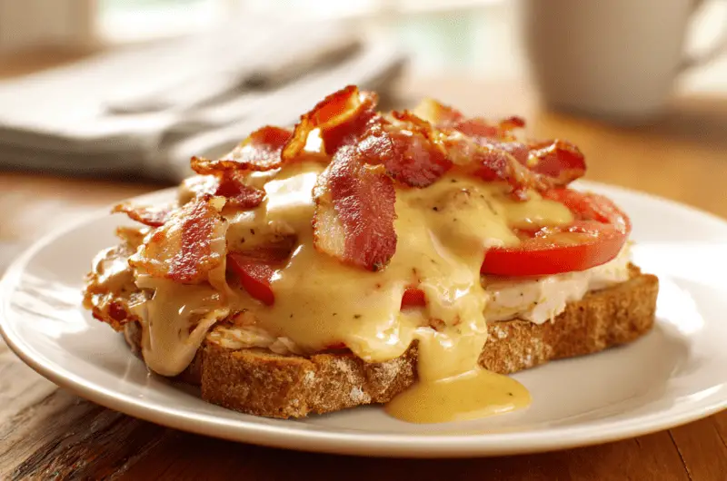 Classic Kentucky Hot Brown Sandwich