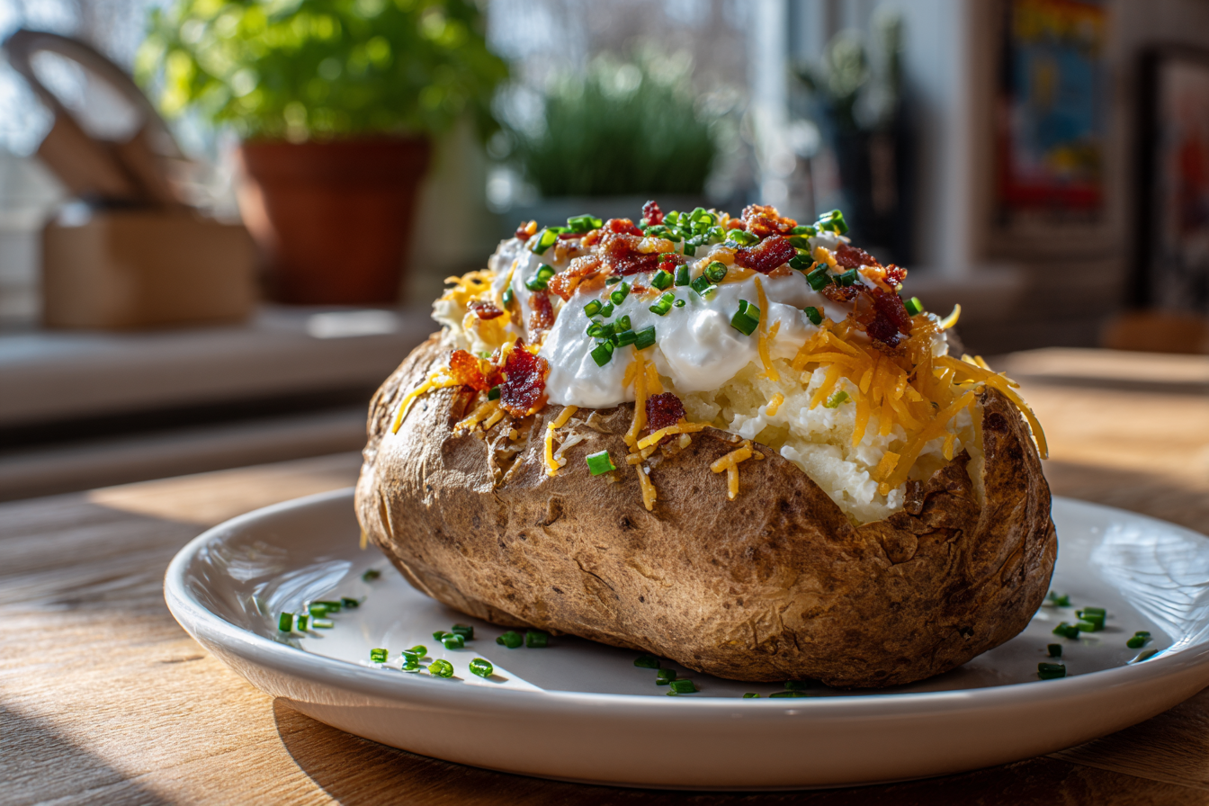 Perfect Crispy-Skin Loaded Baked Potatoes